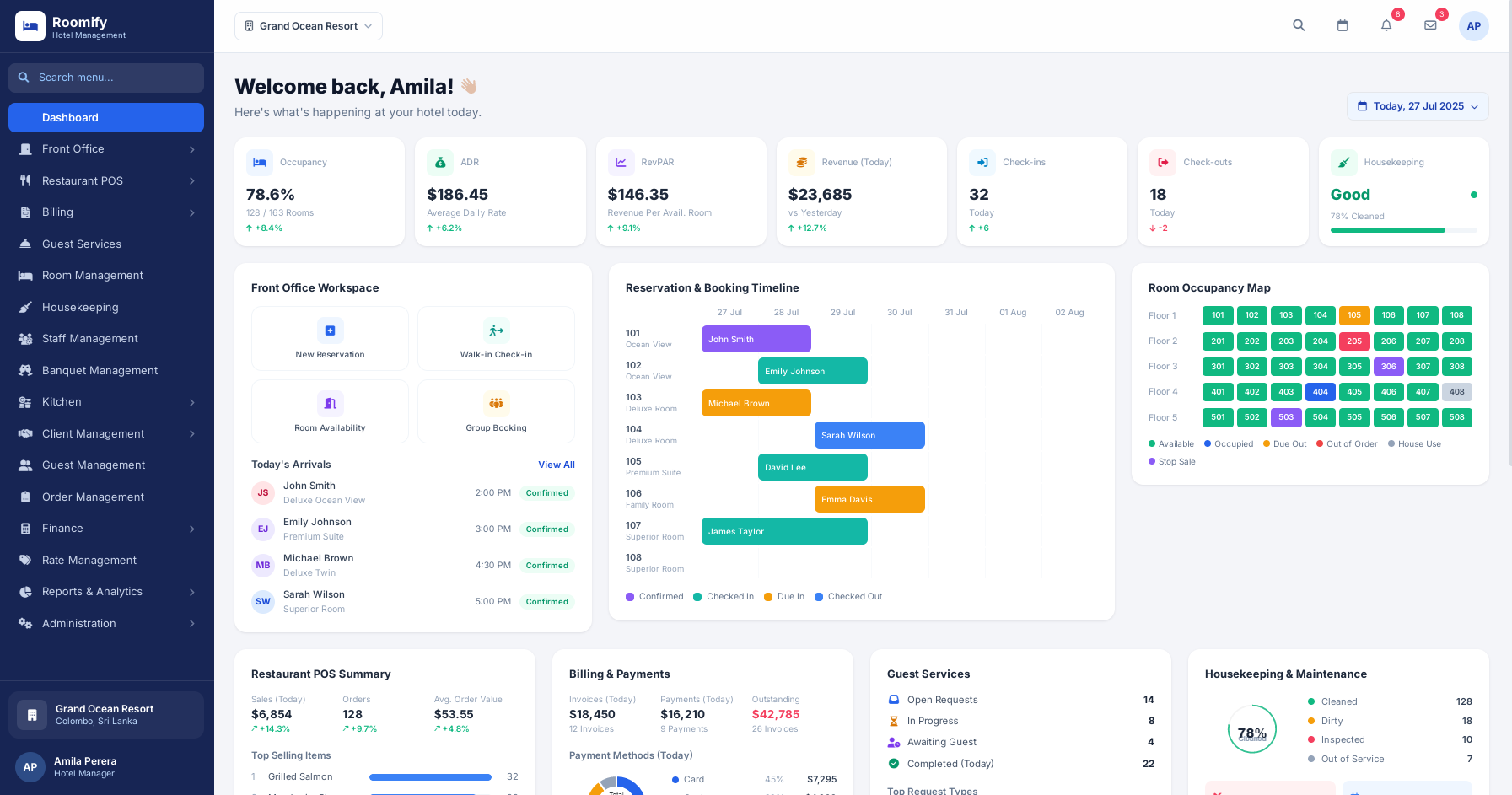 Roomify Dashboard